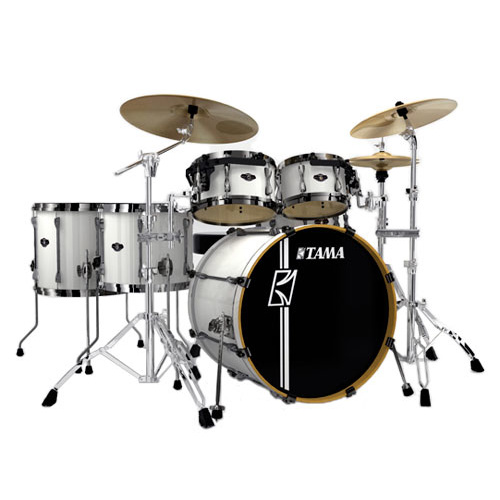 TAMA Superstar Hyperdrive 6 Pce Sugar White Drum kit MK62HZBNSSGW