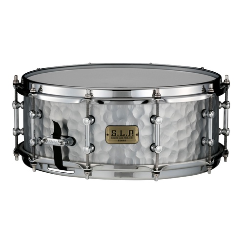 TAMA S.L.P 14x5.5 Vintage Hammered Steel Snare Drum LST1455H