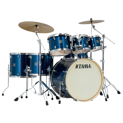 TAMA Superstar Classic 7 Pce Indigo Sparkle Drum Kit CK72SISP