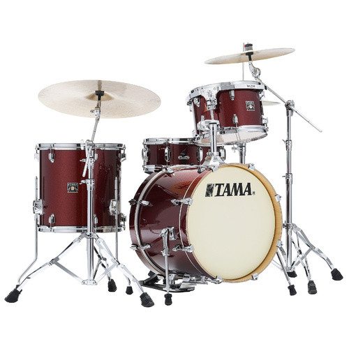TAMA Superstar Classic 4 Pce Dark Red Sparkle Drum Kit CK48SDRP