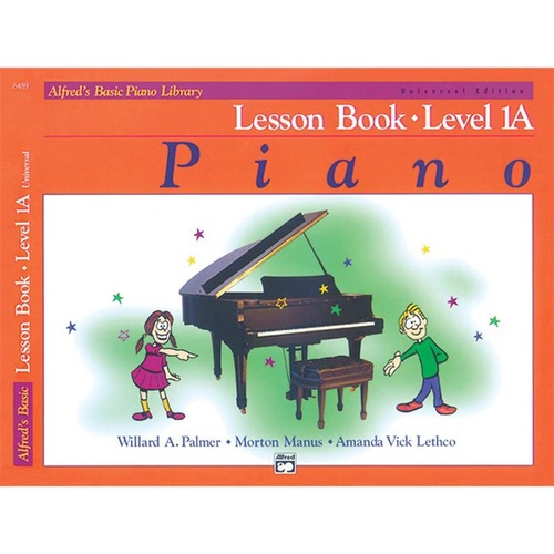 Alfred's Basic Piano Library Lesson Book 1A