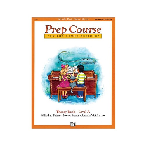 Alfred's Basic Piano Prep Course Theory Book A