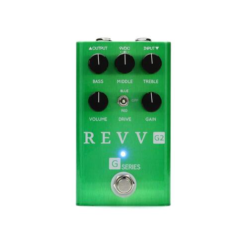REVV G2 Green Channel Boost & Overdrive Pedal
