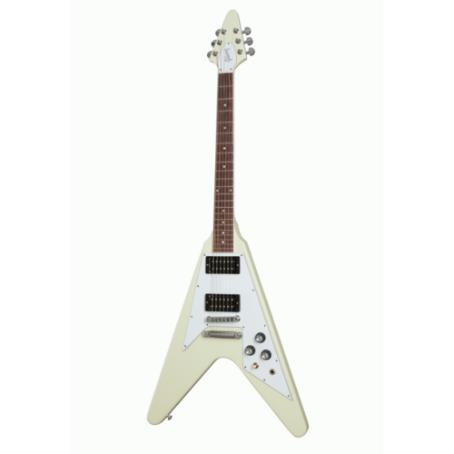GIBSON 70s Flying V Classic White Electric Guitar