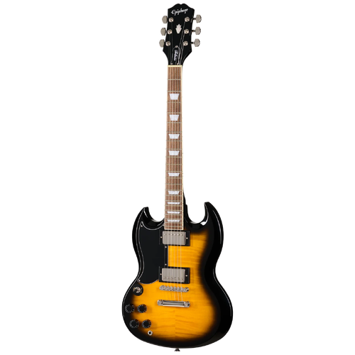 EPIPHONE SG Tribute Plus Vintage Sunburst Left-Handed Electric Guitar