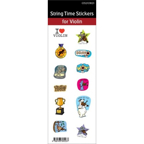 String Time Merit Stickers (Fiddle Time)