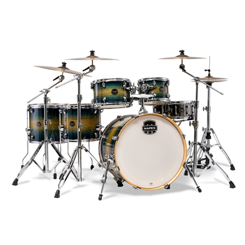 MAPEX Armory 6pce Rainforest Burst Drum Kit w/Hardware