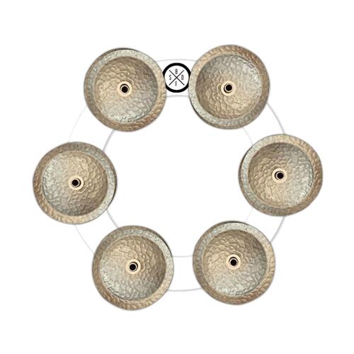 BIG FAT Bling Ring - White Copper Jingles