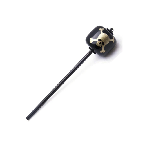 DANMAR R/T 69 Bass Drum Beater - Wood Black Skull