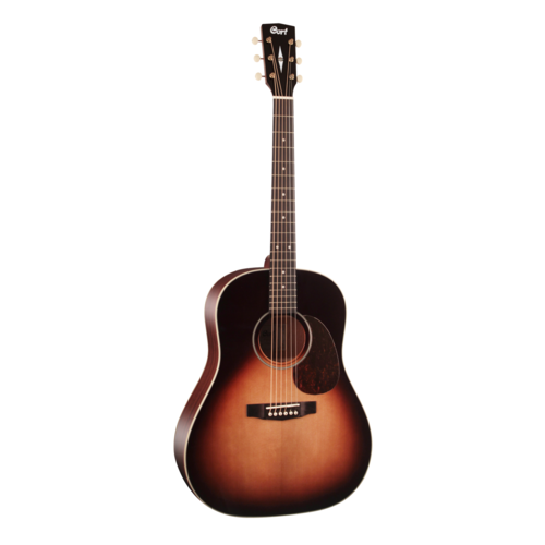 CORT Earth 100SSF Slope Shoulder Dreadnought Acoustic Guitar Sunburst