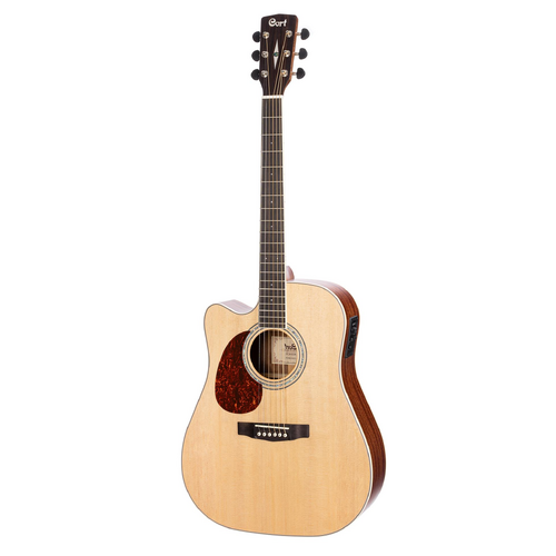 CORT MR710F Left Handed Acoustic Electric Guitar - Natural Satin