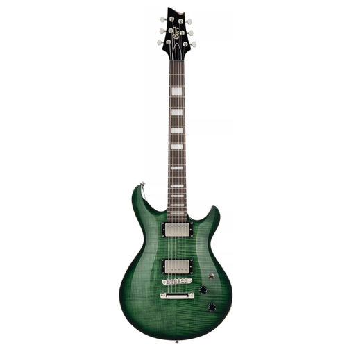 CORT M600 Mirage Electric Guitar - Green Burst