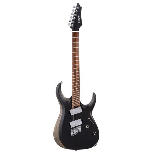 CORT X700 Mutility Multiscale Electric Guitar - Black Satin