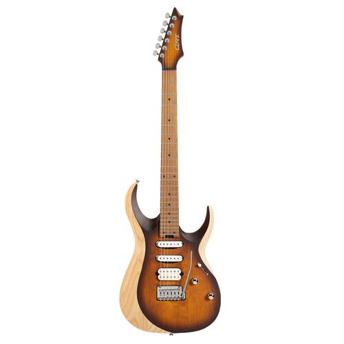 CORT X700 Triality Electric Guitar - Open Pore Vintage Burst