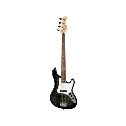 CORT GB24JJ Transparent Black 4-string Bass Guitar