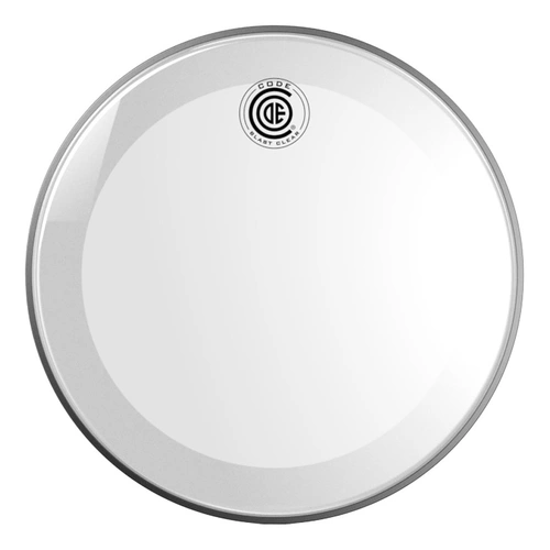 Code 22" Blast Bass Drum Head, Clear