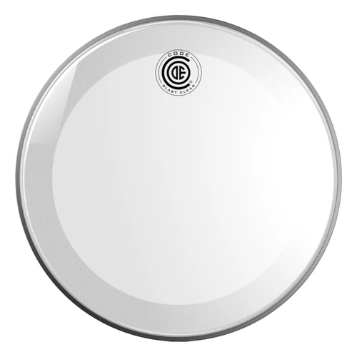 Code 24" Blast Bass Drum Head, Clear