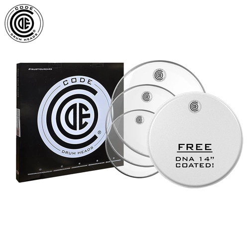 Code Generator Tom Head Pack, Clear 10/12/14 (w/Free 14" DNA)