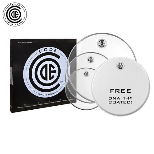 Code Generator Tom Head Pack, Clear 10/12/16 (w/Free 14" DNA)