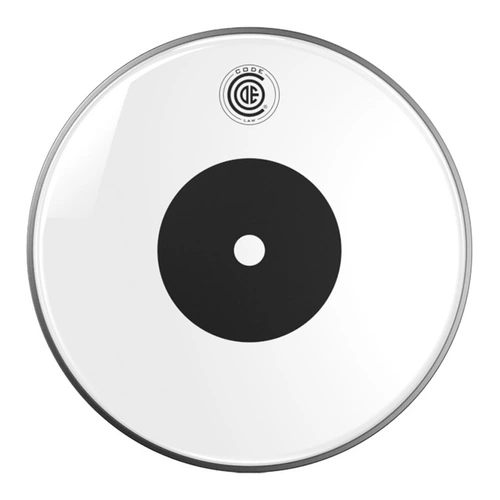 Code 13" Law Drum Head, Clear