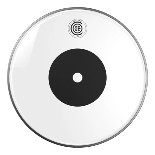Code 16" Law Drum Head, Clear