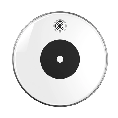 Code 18" Law Drum Head, Clear