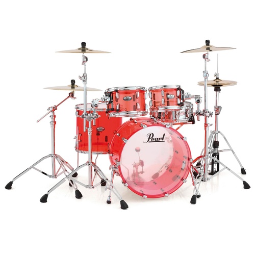 PEARL CRYSTAL BEAT 4pce Ruby Red Shell Drum Kit
