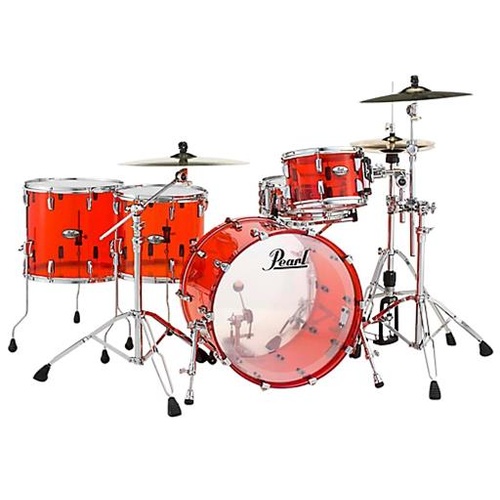 PEARL CRYSTAL BEAT 4pce Rock Ruby Red Shell Drum Kit