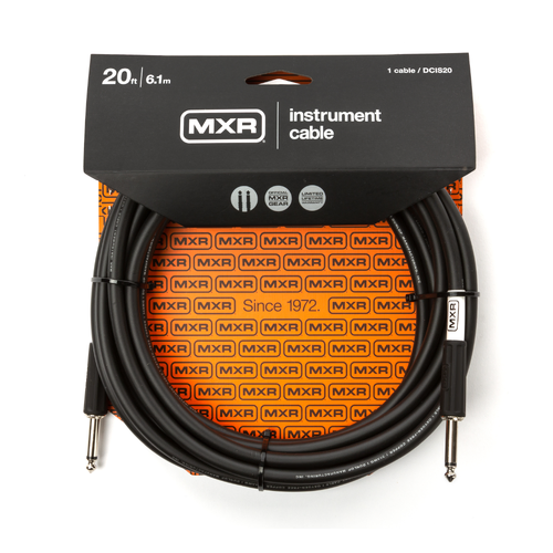 MXR 20ft Instrument Noiseless Cable