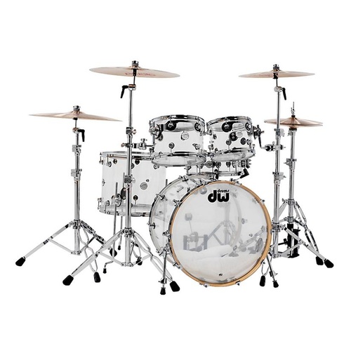 DW Design Series 5 Pce Acrylic Shell Drum Kit