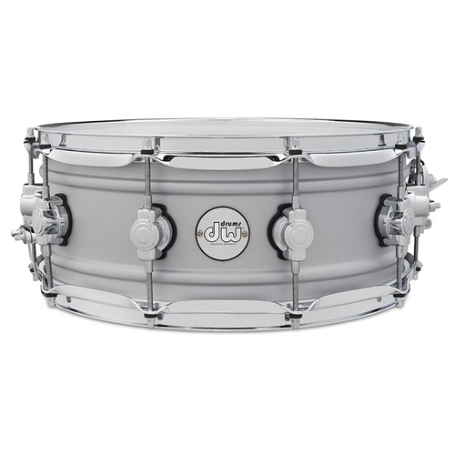 DW Design Matte Aluminum 14x5.5 Inch Snare Drum