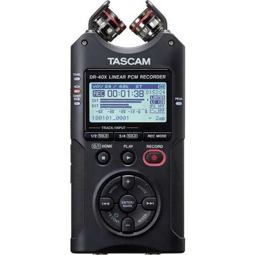 Tascam DR-40X 4 Track Handheld Digital Recorder