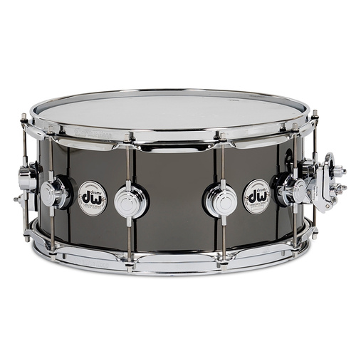 DW Collectors Brass 14x6.5 Inch Black Nickel Snare Drum