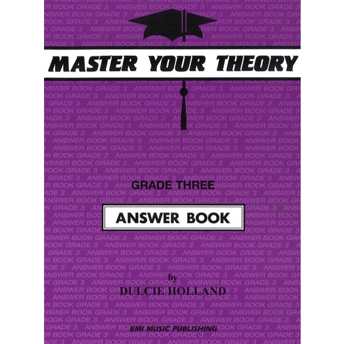 Master Your Theory Grade 3 - Answer Book