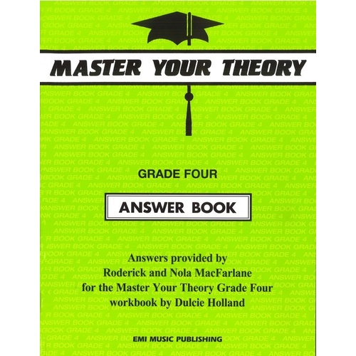 Master Your Theory Grade 4 - Answer Book