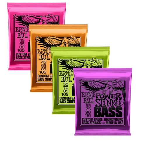 Ernie Ball Slinky 4-String Bass Sets