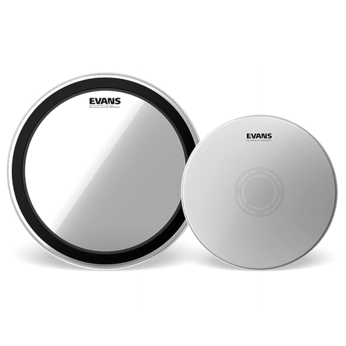 EVANS Heavyweight Knockout EMAD Bass & Snare Drumhead Pack