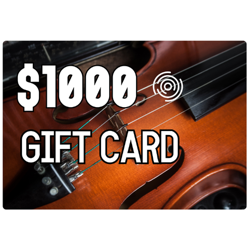 Oxygen Music Electronic Gift -Voucher $1000