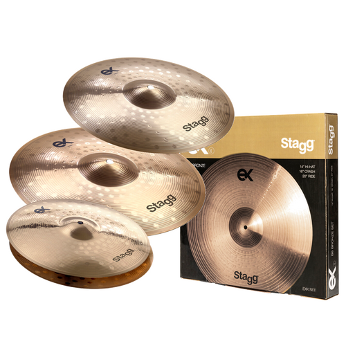 STAGG EXK 141620 Inch Cymbal Pack with Bag