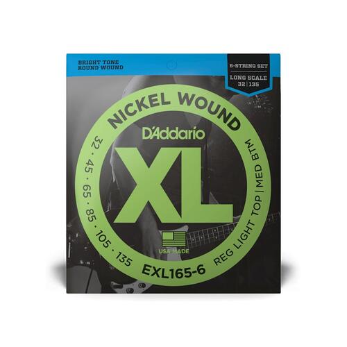 D'Addario 32/135 XL Custom Light 6-String Bass Strings
