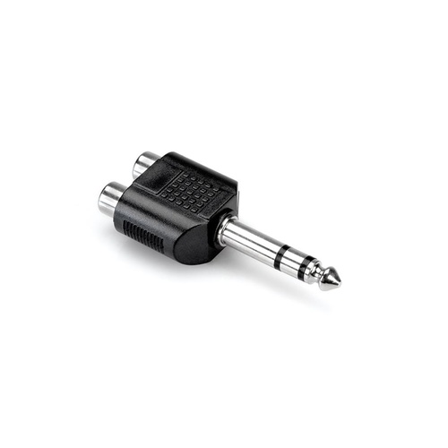 HOSA TECHNOLOGY Dual RCA to 1/4 in TRS Adaptor