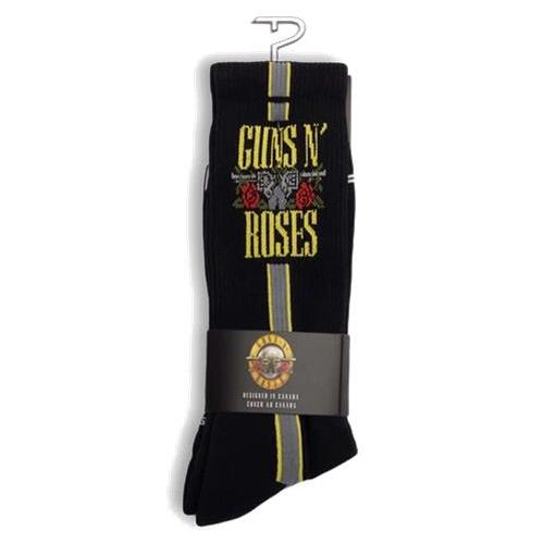 PERRIS Crew Socks Guns and Roses Stripe Roses