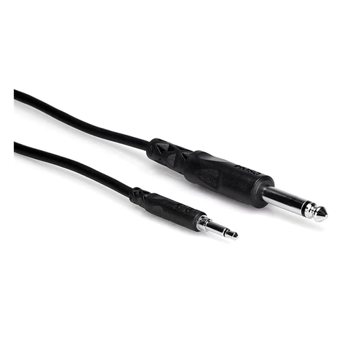 HOSA TECHNOLOGY 3.5 mm TS to 1/4 Inch TS MONO Interconnect Cable (10ft)