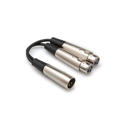 HOSA TECHNOLOGY Dual XLR3F to XLR3M Y Cable