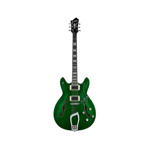 HAGSTROM Limited Edition Viking Custom Deluxe Emerald Green Semi Acoustic Electric Guitar