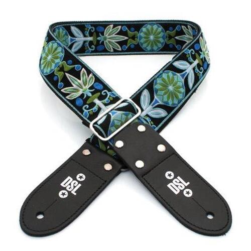 DSL Jacquard Weaving FAIR BLUE Guitar Strap