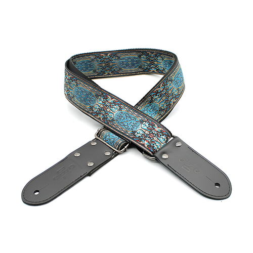 DSL Jacquard Weaving SHIRAZ BLUE Guitar Strap