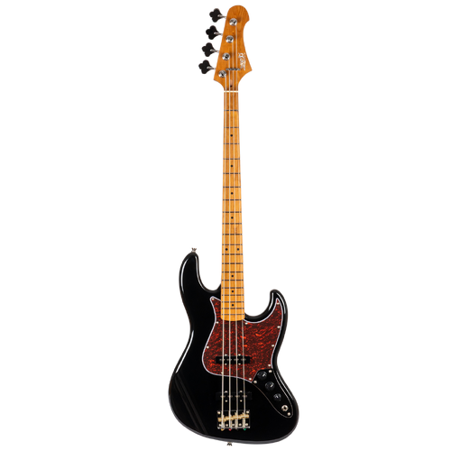 JET JJB-300 4-String Electric Bass Guitar - Black