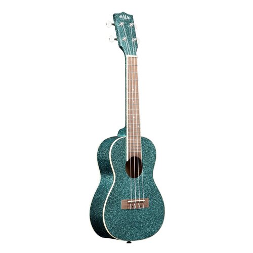KALA KA-SPRK-AQUA Rhapsody in Blue Sparkle Concert Ukulele
