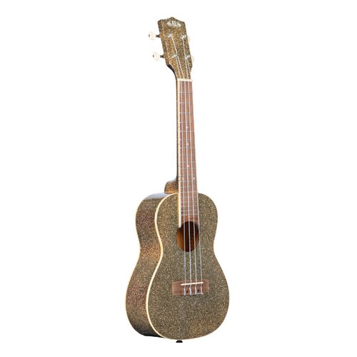 KALA KA-SPRK-GOLD Stardust Gold Sparkle Concert Ukulele